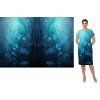 Viskozový úplet 230g - Panel 120 cm - Kouzelné květy