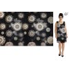 Kimo úplet - PANEL 100x158 cm - Mandaly na černé