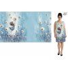 Bavlněný úplet 180g - PANEL 100 cm - Let s pampeliškou7 B