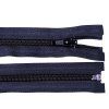 TMAVĚ MODRÁ * Spirálový zip délka 40 cm - bundový