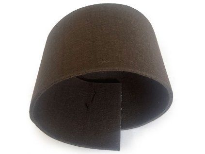 Technický filc 6 mm barva Hnědá, šířka 155 cm 2 new