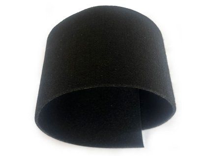 Technický filc 4 mm barva Černá, šířka 160 cm 2 new