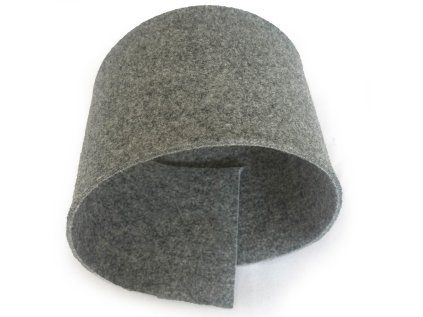 Technický filc 4 mm barva Šedá šířka 165 cm 2 new