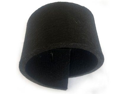 Technický filc 8 mm barva Černá, šířka 160 cm 2 new