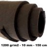 Technický filc 10 mm barva Hnědá, šířka 150 cm