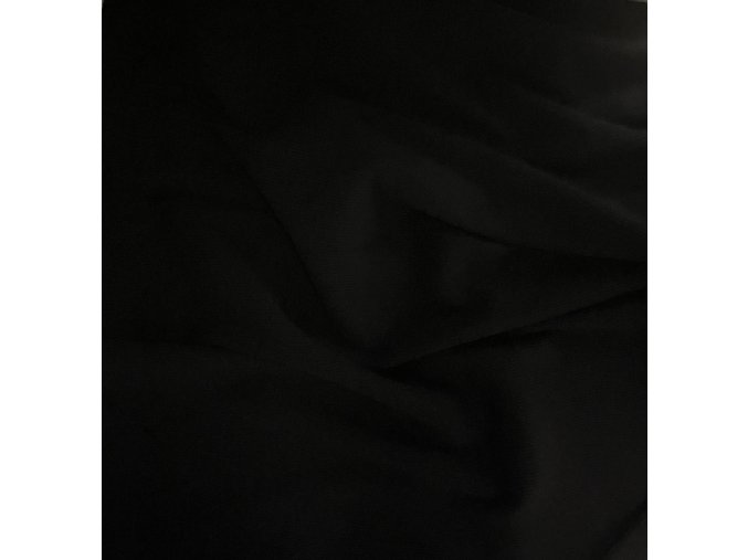 N140 ČERNÝ žebrovaný náplet