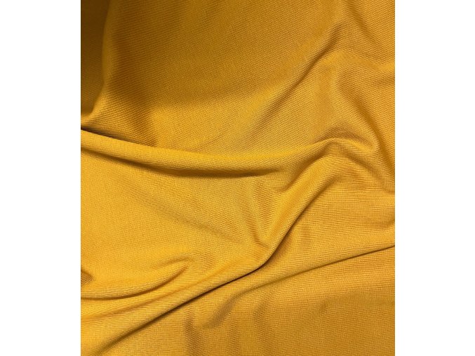 N144 HOŘČICOVÝ žebrovaný náplet