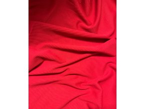 N113 ČERVENÝ žebrovaný náplet