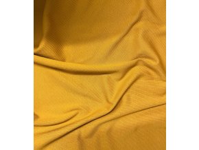 N144 HOŘČICOVÝ žebrovaný náplet