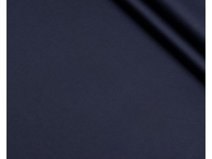 Oboustranný satén - tmavě modrý