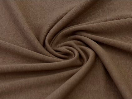 Úplet s krátkým chloupkem - mocco