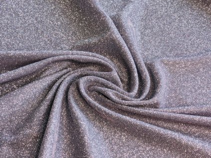 Třpytivý úplet DISCO - dusty fialový