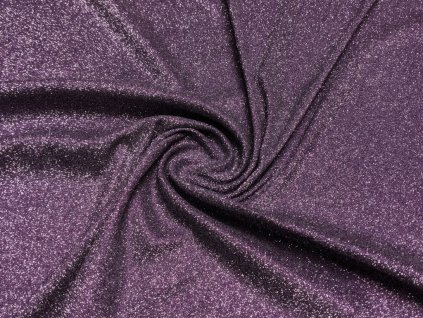 Třpytivý úplet DISCO - fialový