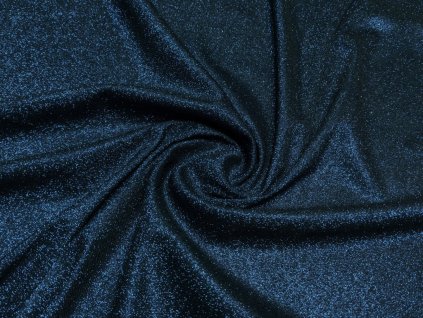 Třpytivý úplet DISCO - tmavě modrý