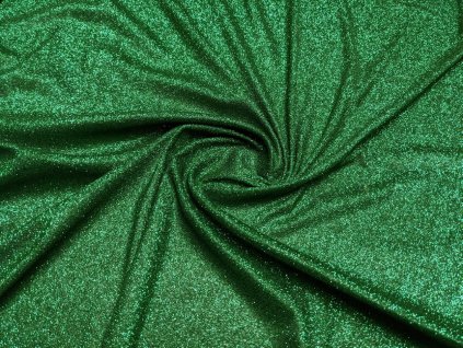 Třpytivý úplet DISCO - zelený