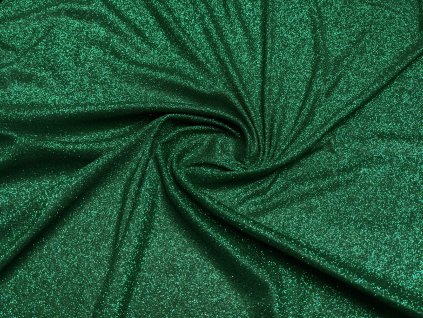 Třpytivý úplet DISCO - smaragdový