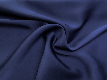 Umělé hedvábí - tmavě modré