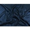 Třpytivý úplet - tmavě modrý
