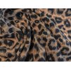 Viskózová látka s leopardím vzorem