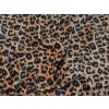 Viskózová látka s leopardím vzorem