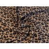Viskózová látka s leopardím vzorem