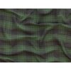 Flanel – zeleno-černá kostka