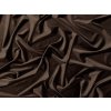 Samet velur elastický, čokoládový