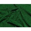 Elastický úplet s lurexem - zelený
