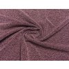 Elastický úplet s lurexem - tmavě pudrový