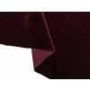 Samet velur elastický, burgundy