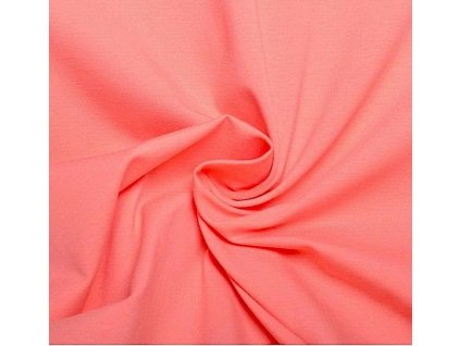 úplet bavlněný, tm. lososová