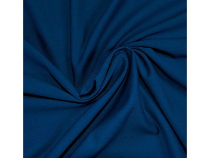 úplet bavlněný s viskózou, kobaltová