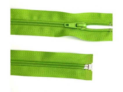 neon zelený zip