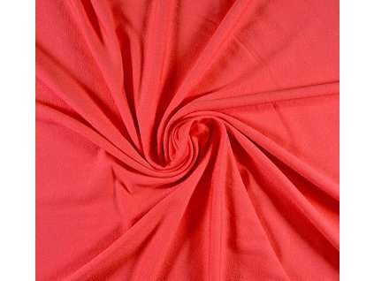 úplet bavlněný s viskózou, oranžová