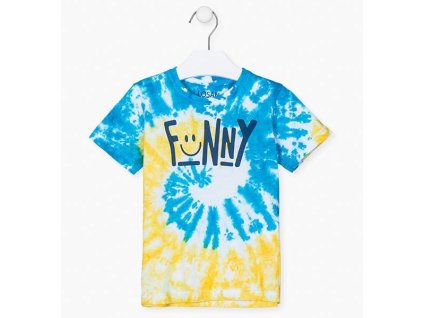 Klučičí bavlněné tričko Losan, žlutá - modrá