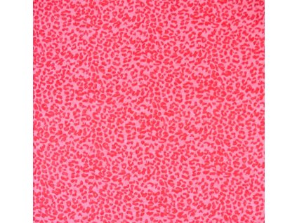 úplet viskózový,leopardí vzor,červená