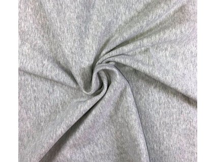 Hladký bavlněný náplet,sv. šedý