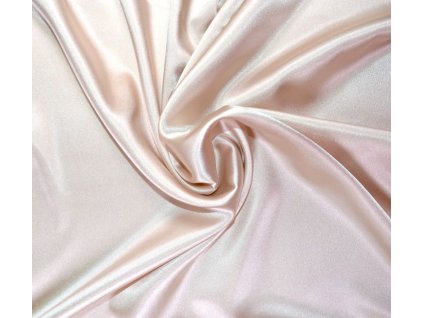 Satén elastický, smetanová