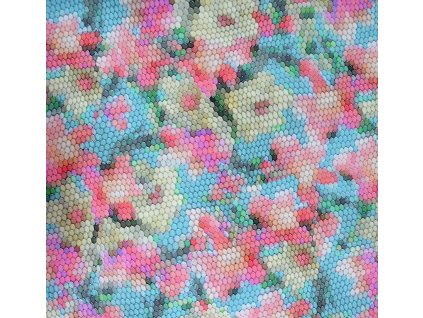 Bavlněný úplet,hadí kůže,tyrkysová