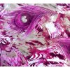 šifon,paví peří, fialová
