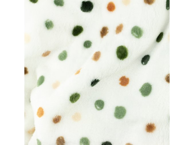 [S1305R 186249] [S1305R] Wellness Fleece Printed Draw Dots Snoozy Fabrics (Armáda)