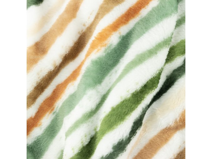 [S1306R 186256] [S1306R] Wellness Fleece Printed Paint Stripes Snoozy Fabrics (Armáda) (1)