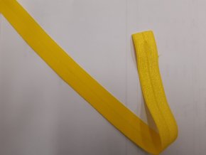 Lemovací půlená pruženka 19 mm - 1049 žlutá - sluníčko