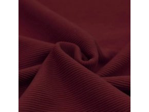 Ottoman Rib Jersey Fabric Bordeaux 550x550