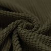 big knit fabric cardigan stitch Army green