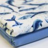 Jersey Cotton Fabric Dolphins And Whales.2 550x550