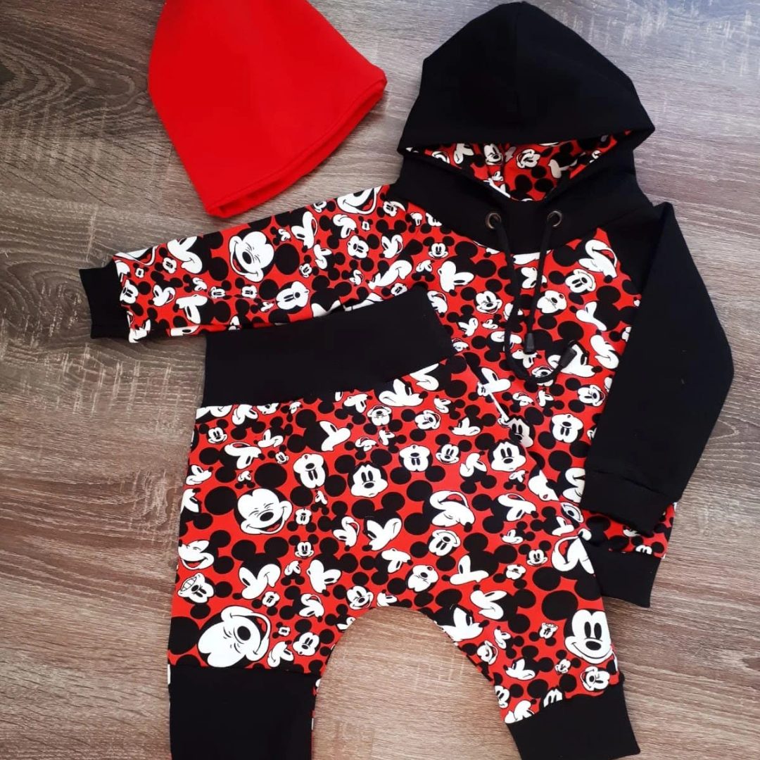 Mickey z barevné látky