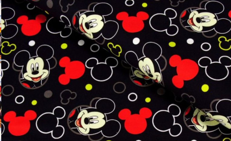 mickey barevné látky