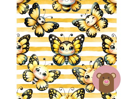 Cute Butterfly Seamless Pattern kopie