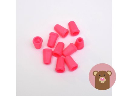 1266 1 koncovka neon ruzova